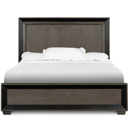 Contemporary King Panel Bed